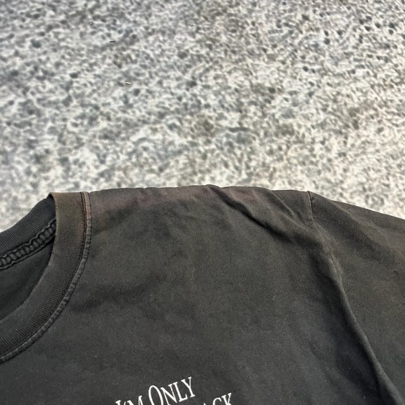 Harley Davidson T Shirt Mens XL Black Faded Vintage Y2K Double Sided Graphic - Picture 5 of 11